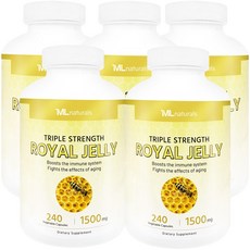 [미국빠른직구] 마이라이프 내추럴스 로열제리 1500mg, 240정, 5개