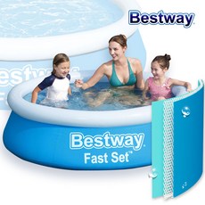 BW 57392 원형 단지 풀장 183x51cm, 블루, 1개