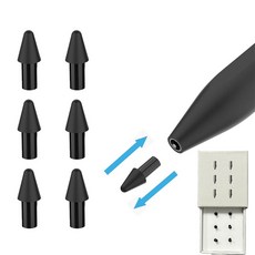 SLAUNT 주목할 만한 종이 프로 교체 보관함이 있는 펜촉으로 정확한 필기 스케치를 위한 내구성 탄소 충전 펜촉 놀라운, Remarkable Paper Pro Pen Tip