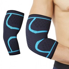 라인블루 팔꿈치 보호대 압박 운동 엘보보호대 골프 엘보, 1개