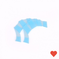 수영용품 수영 손 갈퀴 핑거 패들 연습 오리 끼우는 개구리, M