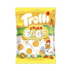 트롤리 계란후라이 모양 젤리, 100g, 1개