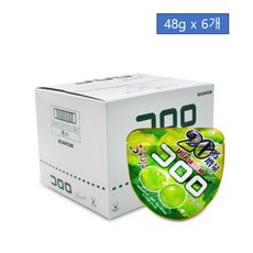 일본 코로로 젤리 머스캣 48g x 6개 (1통) 청포도맛 reo+595kR