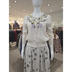 비꼴리끄 퍼프 소매 니트 가디건 B262KC3070850_s 656518