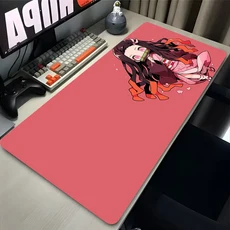 마우스 패드 게임용 카마도 네즈코 컴퓨터 책상 매트 사무실 키보드 카펫 애니메이션 PC 게이머 D-데몬 슬, 03 600x300x2mm, 02 ZZ2071(2)