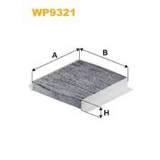 WIX 冷氣濾網 WP9321 SUZUKI Swift 4代 5代 專用 PM2.5 活性碳 防霉, 1個