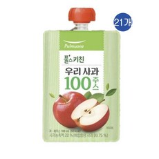풀무원 우리 사과100 주스 풀스키친, 21개, 100ml