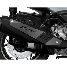 킹콩 XMAX 머플러 가드 25 26년 마후라 보호대 커버 보호가드 호환, 블랙