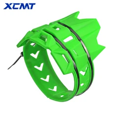 혼다 가와사키 KTM 스즈키 야마하 용 오토바이 배기 파이프 머플러 워시 캡 테일 보호대 커버 세트, 07 Green A