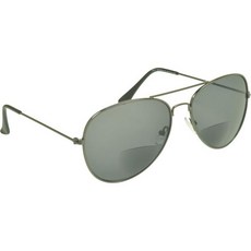 프로스포츠 에비에이터 바이포칼 선글라스 리더 남성 여성 브라운 스모크 렌즈, Smoke Lens, 4.0 x, 1개