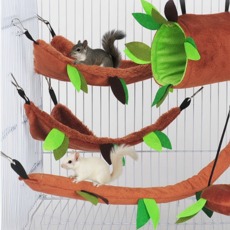 피그미다람쥐 놀이터 놀이기구 용품 해먹 장난감 바인 터널 슈가글라이더 우드 인테리어, 1개, 브라운