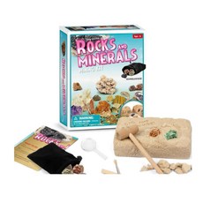 과학자 역할놀이 광물 암석 발굴 놀이 교구 과학실험 과학교구 과학키트