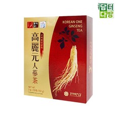 기프트마켓 고급 고려원 인삼차 50포 누구나좋아하는 몸에좋은차 건강한차 몸을따듯하게해주는차 선물용으로좋은 사무실 에서마시기좋은 탕비실용 회사 학교 어린이집, 50개입, 1개