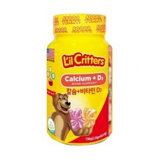 [꾸미바이트] 릴크리터스 꾸미베어스 칼슘비타민D 60정 1개