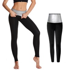 여성 트레이닝 부스터 슬리밍 복부용 땀복 9부레깅스