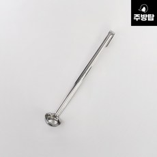 스텐 온스국자 계량국자 래들 식당 업소용 긴 소스국자, 1개