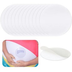 에어 매트리스 패치 키트 12개 튼튼한 8cm(3.15인치) TPU 수영장 수리 키트 공기 주입식 패치 수영장 바운스 하우스 텐트 캔버스 캐노피 플로트 튜브 침, 3.15inch Round 12Pcs