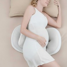 오셸 통기성 임산부 바디필로우 넓이조절, 그레이