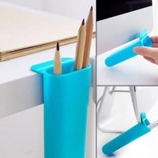 테이블 모니터 부착 펜꽂이 볼펜꽂이 펜보관함 연필꽂이