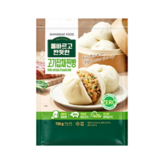 올바르고 반듯한 고기잡채 찐빵, 1세트, 720g