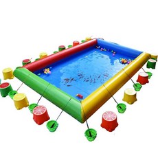 에어바운스 물고기 낚시 간이 대형 축제 풀장 게임, 상세 페이지 참고, 1개