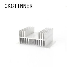 알루미늄 단상 솔리드 스테이트 릴레이 SSR 방열판 베이스 소형 방열기 10A 100A 에 1, 01 white