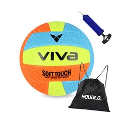 비바스포츠 소프트터치 배구공 5호 SN3000, 1개, SN3000 + SQ 가방 & 펌프
