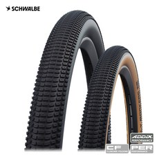 슈발베 빌리봉커 폴딩 튜브타입 클린처 타이어, 18x2.0 [브론즈] 11654375, 1개