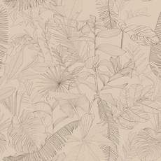 [ 936918 ] VEELIKE 어스티 토프 열대 벽지 스틱 앤 필 스케치 손바닥 침실 욕실용 44.9 x 295.9cm(17.7 118인치) 사전 붙여 넣은 탈착식 보헤미안, [ 936918 ] VEELIKE 어스티 토프 열대 벽