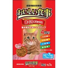 【美味食堂】綜合 成貓營養貓糧 鮪魚 鰹魚 海鮮風味 7公斤(1.75公斤*4包) 貓飼料 貓糧, 1個, 紅色(鮪魚口味)需宅配☑️