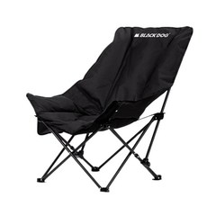 BLACK DOG 黑狗 浮月UC可調節折疊躺椅, 夜幕黑, 1個