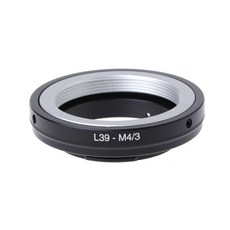 라이카 L39 M39 렌즈용 L39-M4/3 마운트 어댑터 링 ~ G1 GH1용 O, 1세트, 10A00179_LMG, Black