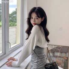 夏季薄款針織開衫女外搭配吊帶裙空調罩衫防曬披肩短款外套上衣潮, 粉紅色,L 53.0-57.5kg