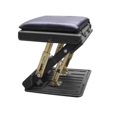 자동차 발받침대 발판 조수석 사무실 다리받침 거치대, 3. 그레이-접이식4단 높이조절