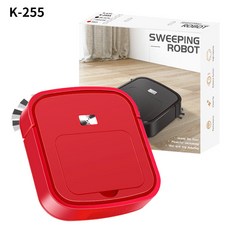 智能掃地機器人，高效清潔，智能避障，空氣淨化，長續航，多模式選擇, 紅色, K255