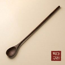 딱다구리 누아르 소노클링 머들러 롱 티스푼 25cm, 1개, 다크우드 1개, 다크우드