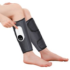 AERLANG 종아리 마사지기 무선 공기압 가열 강도 조절 가능한 발 및 다리 마사지기, 1, Dark grey