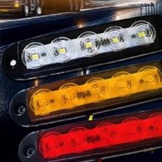 콩콩 LED 사이드등 12V 24V 2개 사이드램프, 레드