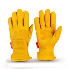 코디로 아웃도어 오토바이 캠핑 염소가죽 100프로 장갑, 브라운