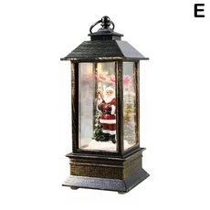 풍등 크리스마스 스타일 만화 산타 클로스 눈사람 모델 랜턴 걸이식 분위기 조성, 03 Santa Claus, 1개
