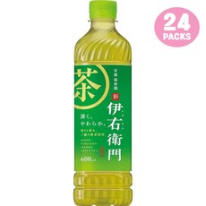산토리 교토 후쿠주엔 이에몬 녹차, 600ml, 24개