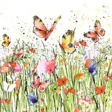 잔디 나비 냅킨 5장 K-09-015