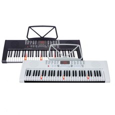 電子琴 120音色 教學閃燈, 黑色, 1個, JZ-611