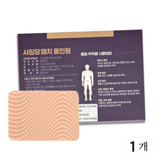 [사임당 올인원 리필패치] 원적외선 효과 / 통증완화 혈액순환 개선 / 사각 대용량 (티제이글로벌 따사롬), 1개