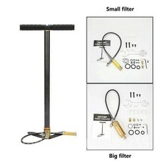 자동차 자전거 고압 공기 압축기 사냥 인플레이터 HPA 탱크 다이빙 용 300bar 30mpa 4500psi 3 단 개P 펌프, [04] Stripe, [02] Big filter, 1개