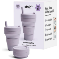 스토조 아이용 접이식 실리콘 텀블러 컵 주니어 250ml, 1개, 라일락