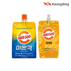 [광동직영] 비타500 치어팩 250ml x 12팩 + 이온킥 250ml x 12팩, 24팩