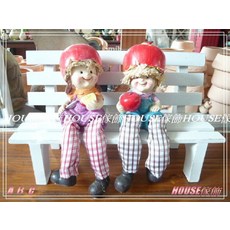 House傢飾 蔬果娃娃 蘋果造型 坐姿布腿擺飾 (2入組)