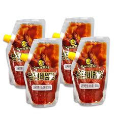 설악육수 냉면비빔장 냉면무 재료모음 푸드짱, 4개, 500g