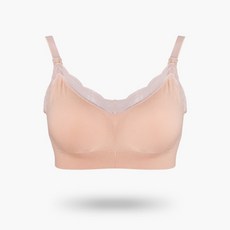 마마조이 심리스 레이스 수유브라